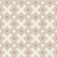 Abstract Squares Cross Geometric Complex Seamless Pattern Trendy Fashion Colors Minimal Psychedelic Lines Perfect for Allover Fabric Print or Wrapping Paper