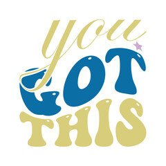 Retro Inspirational T-shirt Design