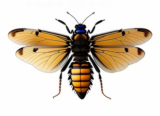 Fototapeta na wymiar Insect illustration. Generative AI.