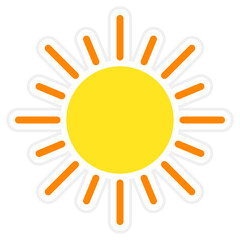 Brightness Sticker Icon