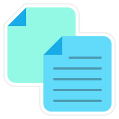 Fototapeta premium Copy Sticker Icon