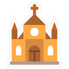 Church Sticker Icon