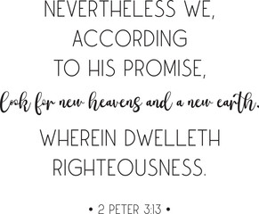 Encouraging Bible Verse, Christian Quote, Scripture Printable, vector illustration