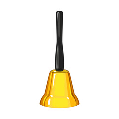 reminder bell cartoon vector illustration