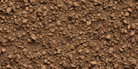 soil ground seamless texture, pattern background (created with Generative AI)
