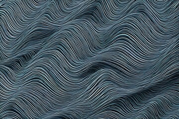 Abstract Moving Wavy Vintage Pattern As Background. Generative AI