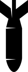 Bomb icon. Vector design element