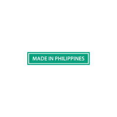 Made in Philippines icon vector logo deign template