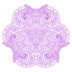Creative luxury colorful decorative Mandala design background