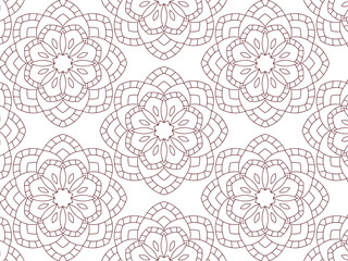Vector seamless pattern tile