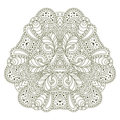 Creative luxury colorful decorative Mandala design background