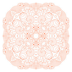 Creative luxury colorful decorative Mandala design background