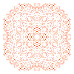 Creative luxury colorful decorative Mandala design background