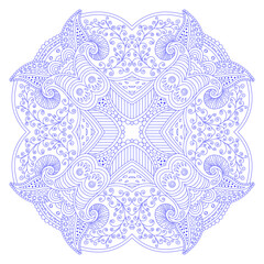 Creative luxury colorful decorative Mandala design background