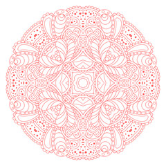 Creative luxury colorful decorative Mandala design background