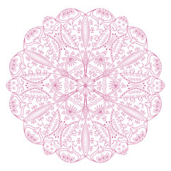 Creative luxury colorful decorative Mandala design background