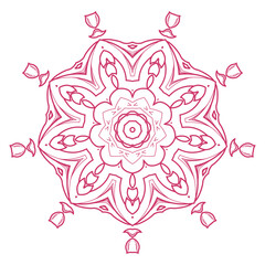 Creative luxury colorful decorative Mandala design background