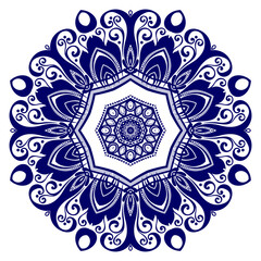 Creative luxury colorful decorative Mandala design background