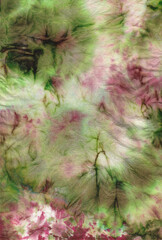 Obraz premium red-green inks on paper abstract texture