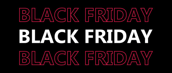 black friday vector design banner