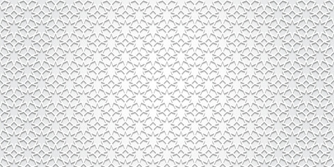 Islamic Background Vector White Geometric Ornament Pattern Vector Illustration  Backdrop For Moslem Ramadan Kareem Eid Mubarak and other Celebration Day