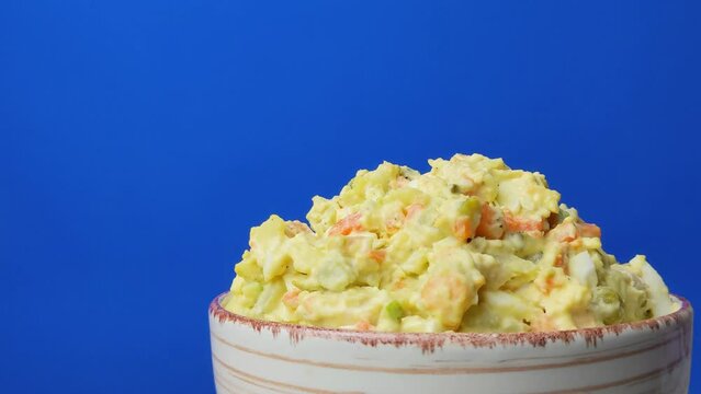 Olivier russian salad - a classic recipe with mayonnaise, an incredible taste, homemade recipe.