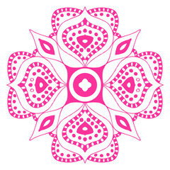 Creative colorful luxury decorative Mandala design background