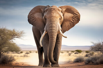 "Trunk Tales: The Majestic African Elephant"