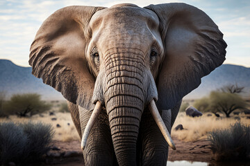 Plakat African elephant