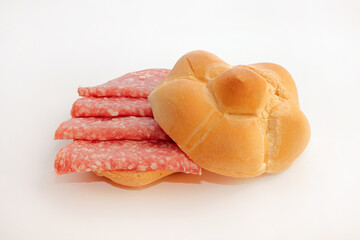 PANINO CON SALAME, SALAMI SANDWICH