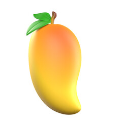 mango fruit 3d render