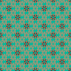 Modern geometric shapes motif seamless pattern