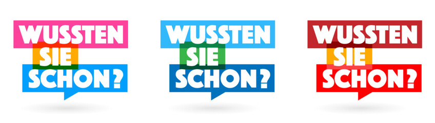 Wussten Sie schon ?