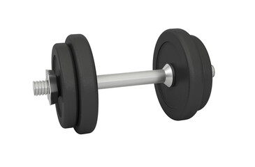 Obraz na płótnie Canvas dumbbell bodybuilding weightlifting sport weights 3D