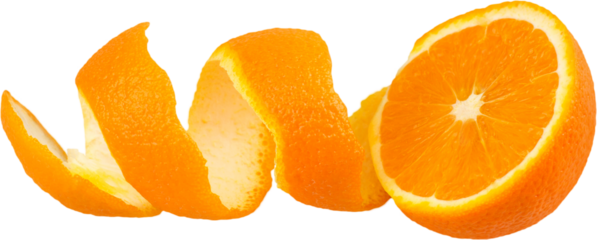 Slice of Orange fruit. Health sweet food