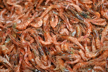 South Korea food. very small dried shrimp