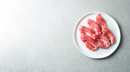 fresh lamb on a plate © mnimage