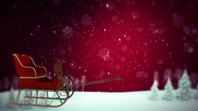 Christmas Background 3D Video Animation