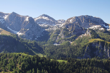 View from Jenner mountain, near Koenigsee, Germany	