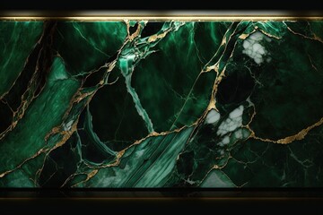 green luxury marble texture, wallpaper, generative ai