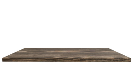 Vintage Empty wooden shelf kitchen table top