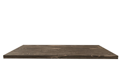 Vintage Empty wooden shelf kitchen table top