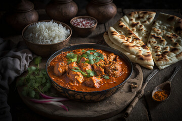 Delicious chicken tikka masala