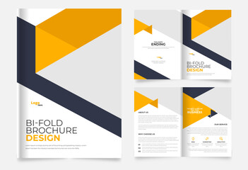 abstract corporate business brochure template design