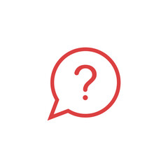 Red Question Mark Icon