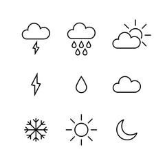 Weather set icon