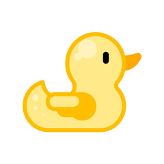  rubber duck - vector icon