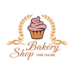 cake logos, simple cakes and breads, bakery designs, bakery labels or cake shops