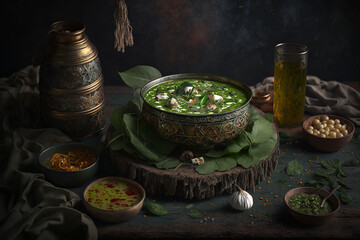Delicious palak paneer