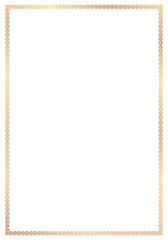 Golden ornamental frame